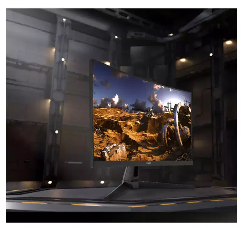 Asus VG27VH1B 27 Class Full HD Curved Screen Gaming LCD Monitor - 16:9 - Black - 27 Viewable - Vertical Alignment (VA) - LED Backlight - 1920 x 1080