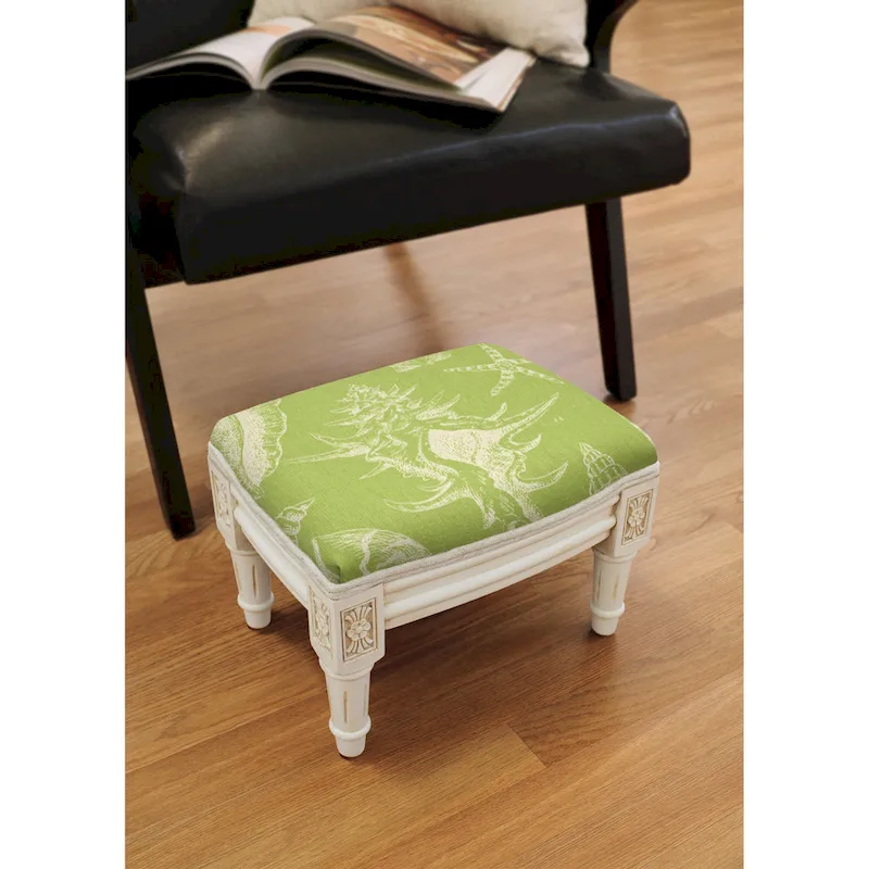 The Curated Nomad Algiers Seashells Footstool