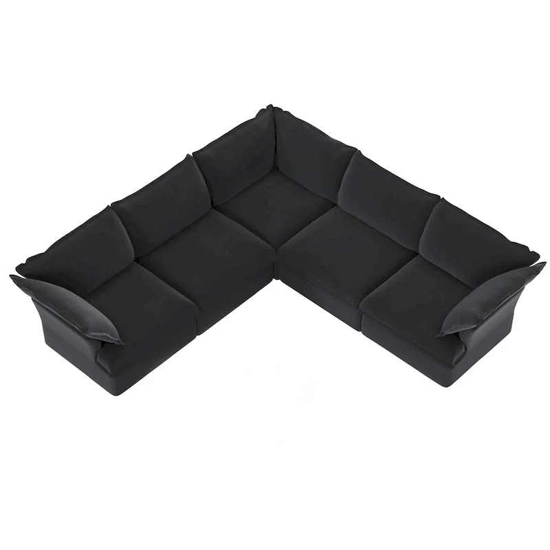 L-shape Sectional Sofa Modern Upholstered Modular Sofa