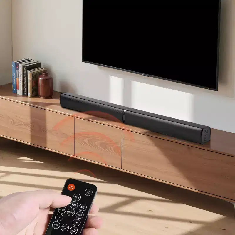32 Soundbar for TV 2.0 Channel Detachable Bluetooth Sound Bar with HDMI AUX 80W