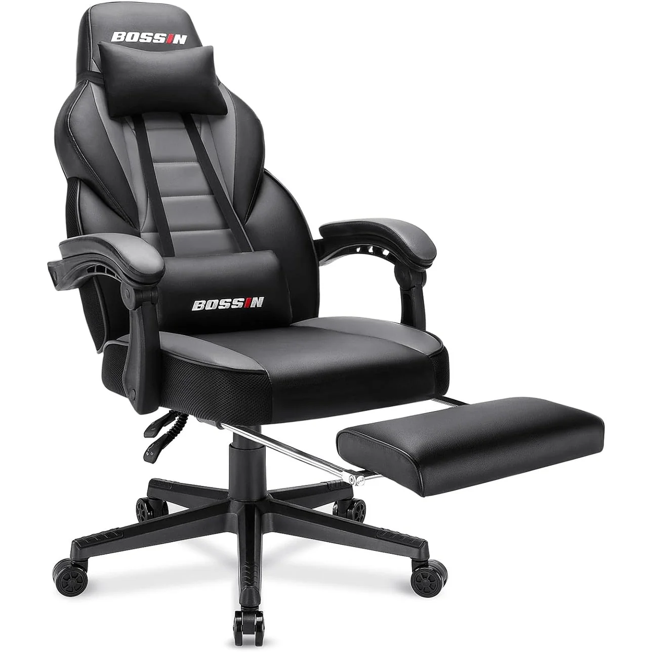 BOSSIN Racing Style Gaming Chair,300 lbs Big and Tall gamer chair High Back Computer Chair