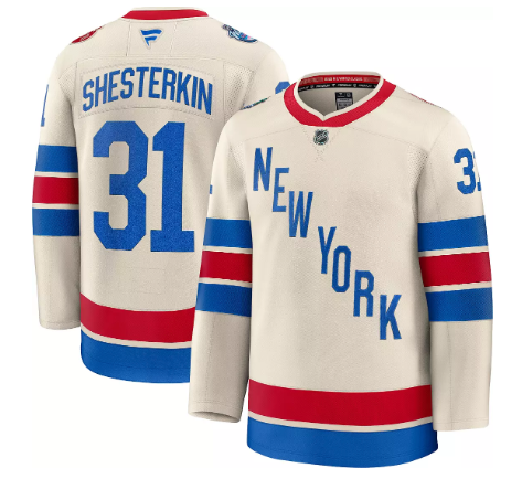 New York Rangers Igor Shesterkin Outerstuff White 2026 Winter Classic Premier Jersey