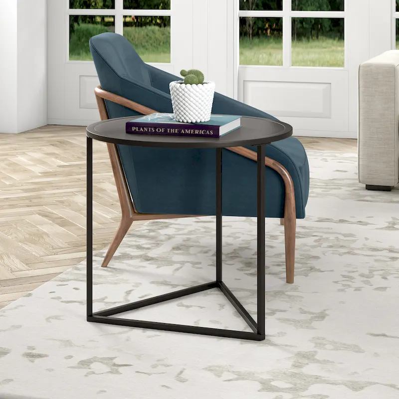 Jenson 24 Wide Round Side Table - 24 Wide