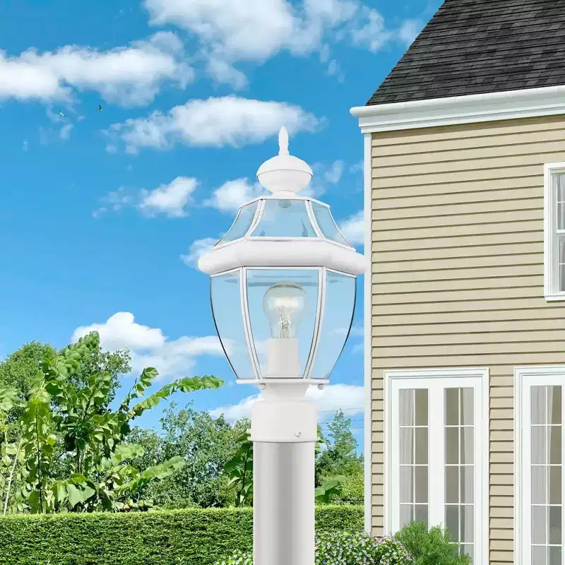 Livex Lighting Monterey 1 - Light Post Light in White