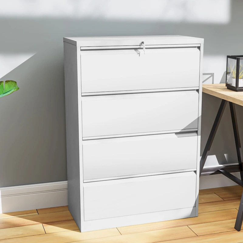 4 Drawer Lockable Steel File Cabinet