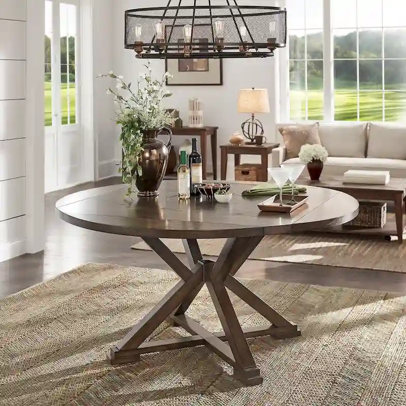 Garrison Espresso Convertible Dining Table