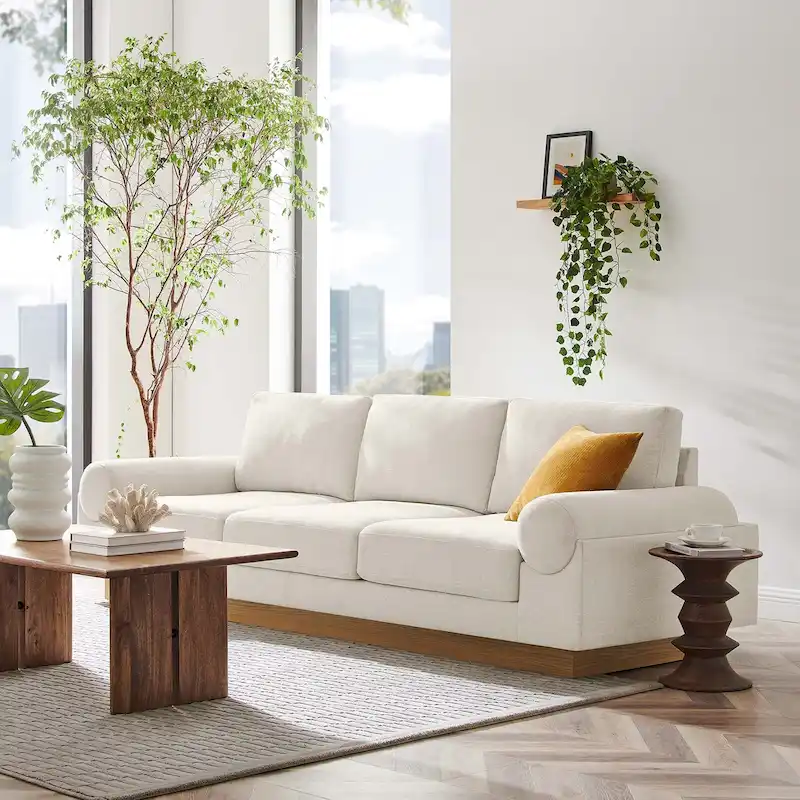 Oasis Upholstered Fabric Sofa