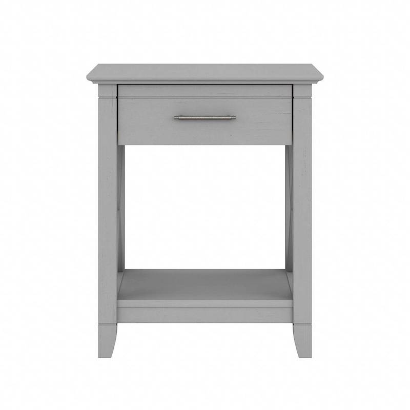 Key West Coastal Box Drawer Nightstand by Bush Furniture