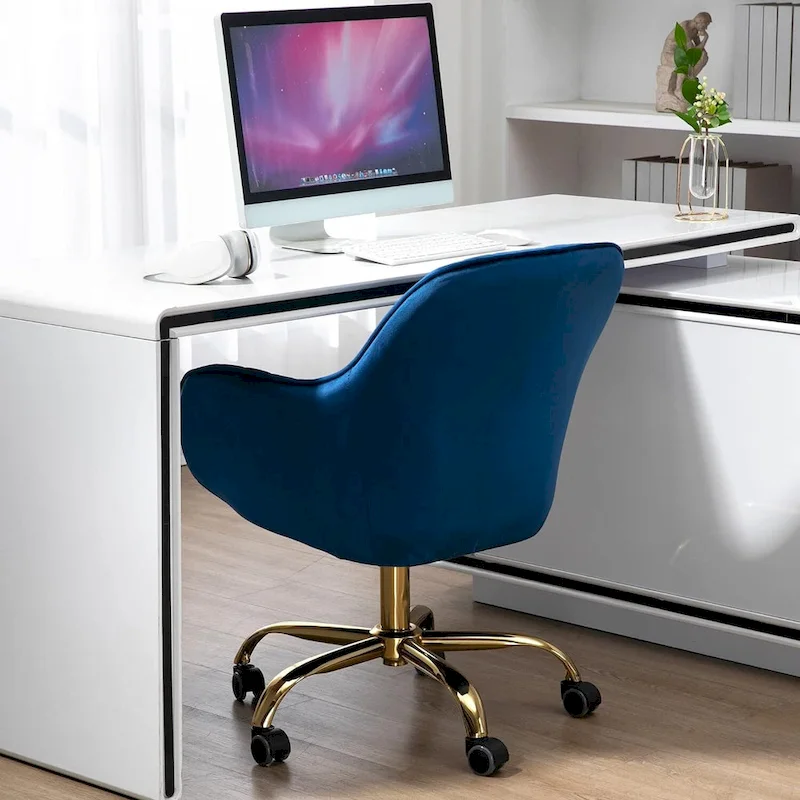 Howtai Swivel Home Office Chair with Rollers