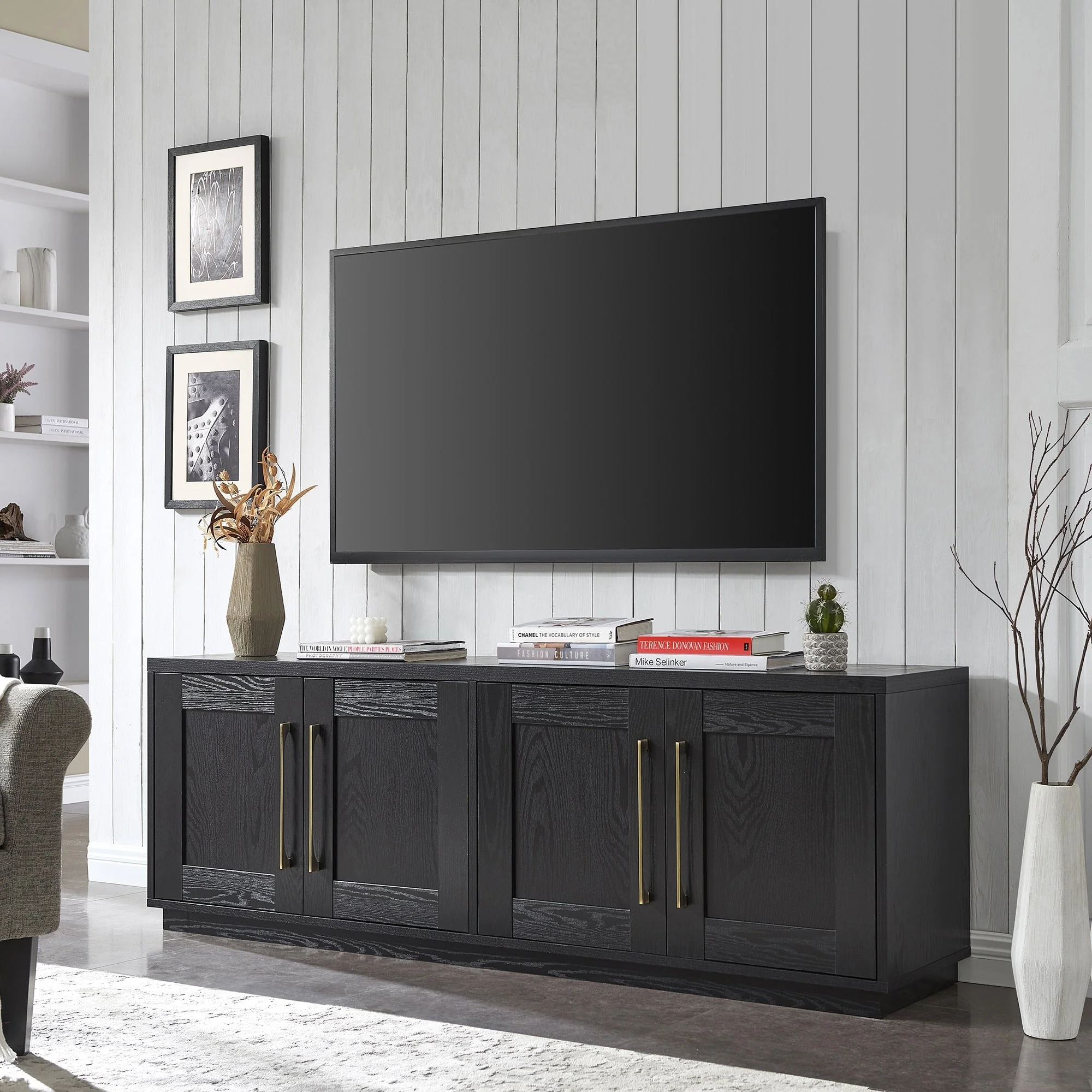 Tillman Rectangular TV Stand for TV's up to 75