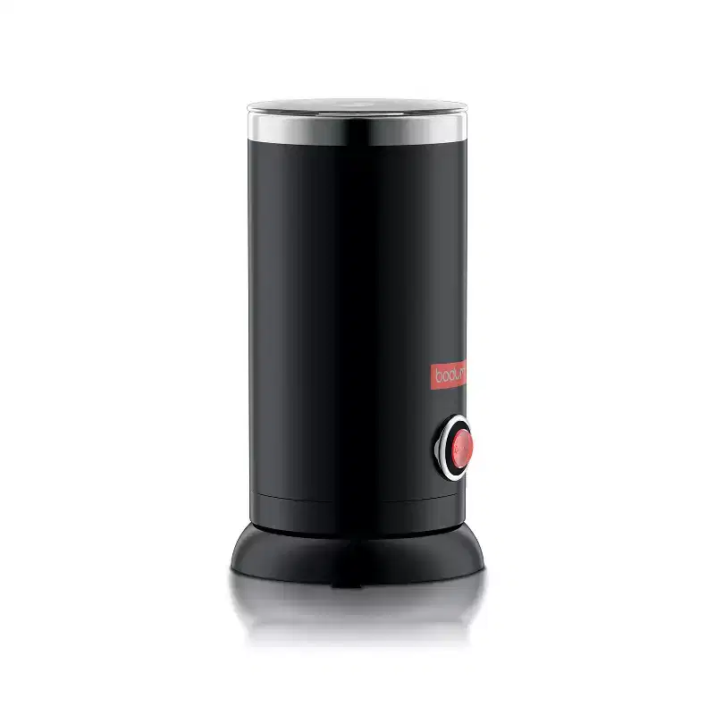 Bodum Bistro Electric Milk Frother Black: Stainless Steel Coffee Frother #38; Milk Steamer, 500W, Hand Wash
