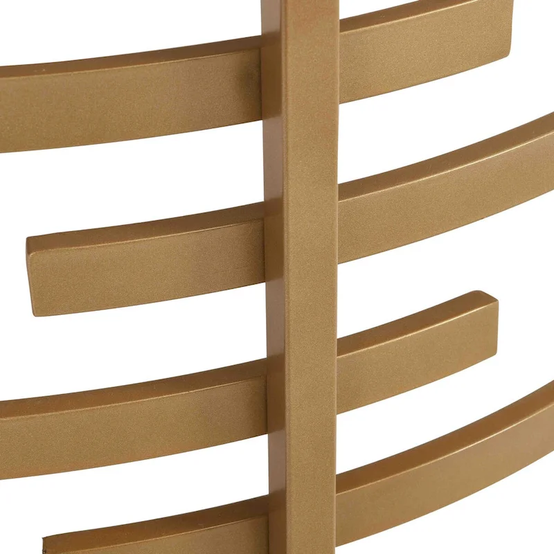 Modern Coffee Table With Sintered Stone Top and Sturdy Metal Frame