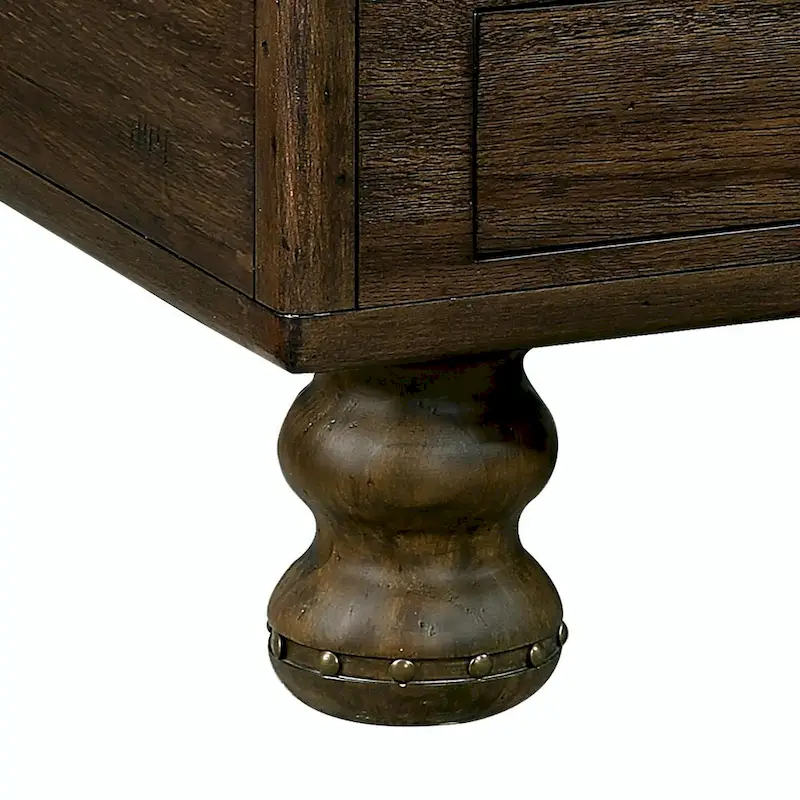 40 Solid Wood Rectangle Coffee Table with 4 Drawers