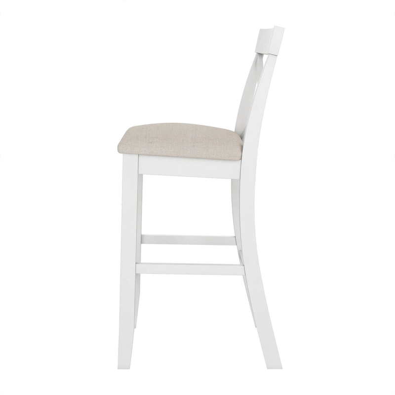 3-Piece Farmhouse Dining Set with Rectangular Table & 2 Chairs