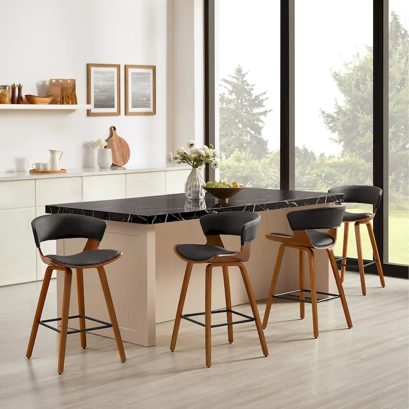 Modern Counter Height Barstool (Set of 4)
