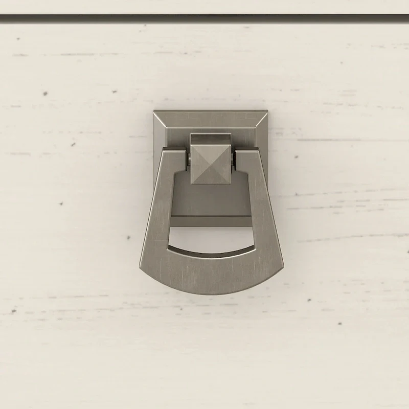 Salinas 60W L Shaped Desk with Hutch and 5 Shelf Bookcase in White