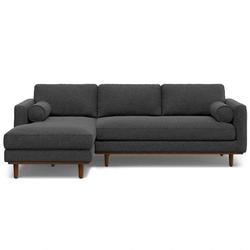 WYNDENHALL Brixley Mid Century 102 inch Wide Left Sofa Sectional