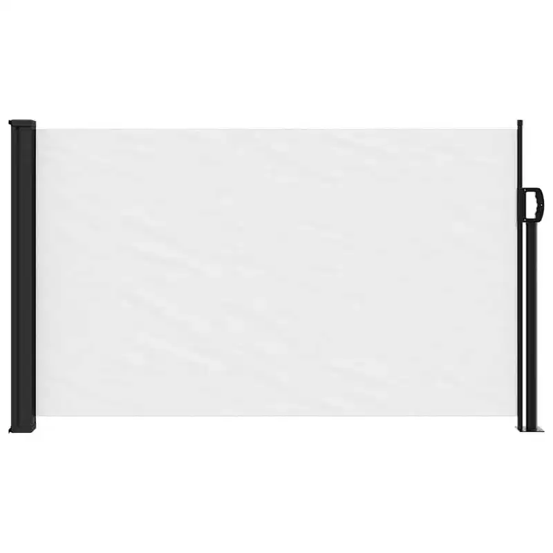 vidaXL Retractable Side Awning White