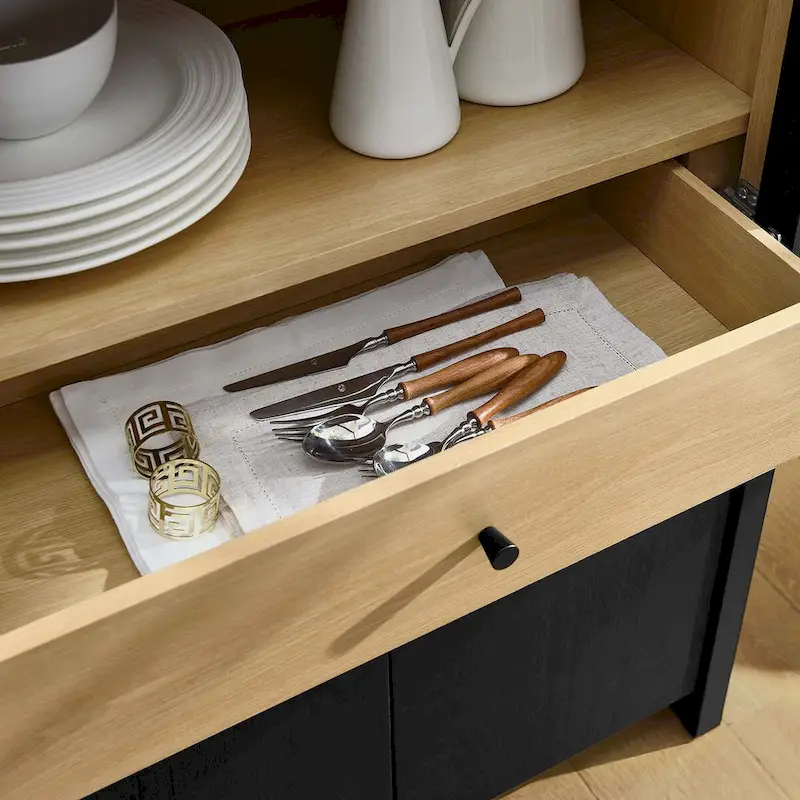 Evie Arched Tall Display Cabinet