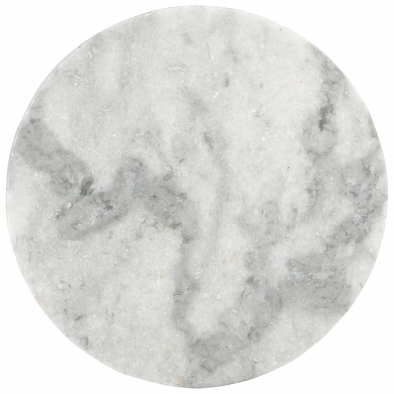 SAFAVIEH Couture Devlin Marble Drink Table - 12Wx12Dx20H