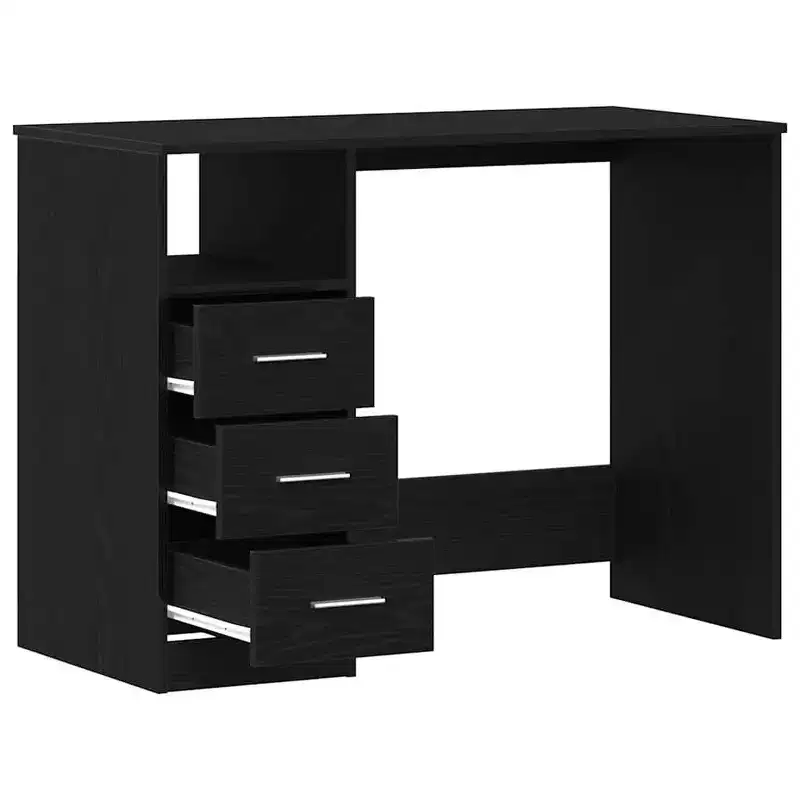 vidaXL Desk White Engineered wood 40.2 in x 19.7 in x 29.9 in Desk