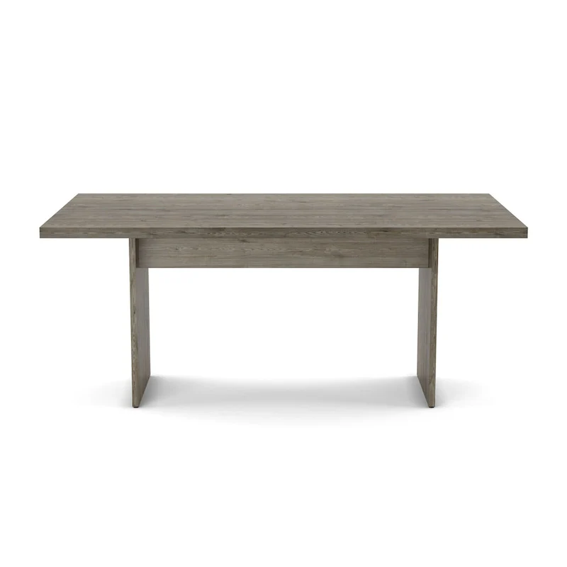 Amisco Jeffrey 72   Table and Perry Chairs 7-Pieces Dining Set