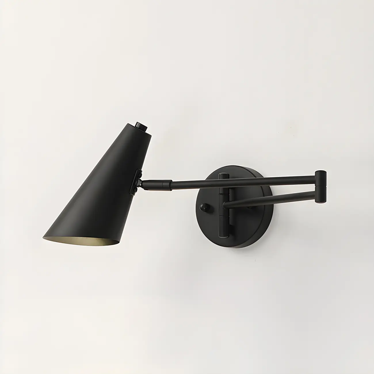 Modern Gold Simple Swing Arm Wall Light