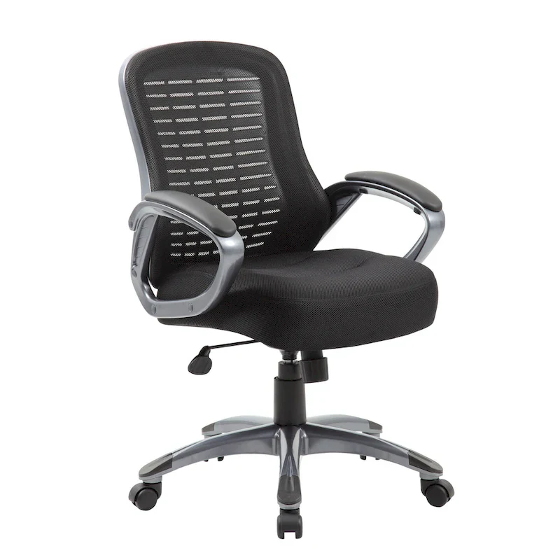 Ribbed High Back Mesh Office Chair