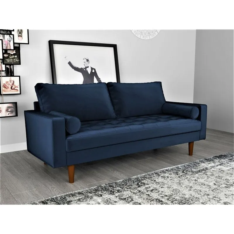 Mac Velvet Mid-century Style Sofa