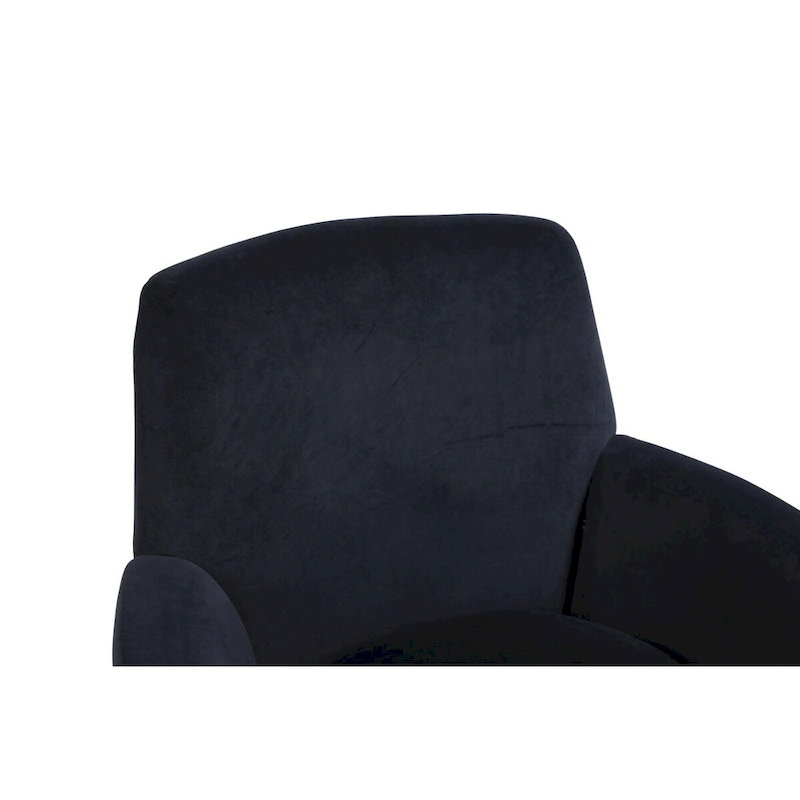 Velvet Swivel Barrel Chair, Swivel Accent Chairs Armchair, Reading Chairs, Round Barrel Chairs with Gold Stainless Steel Base