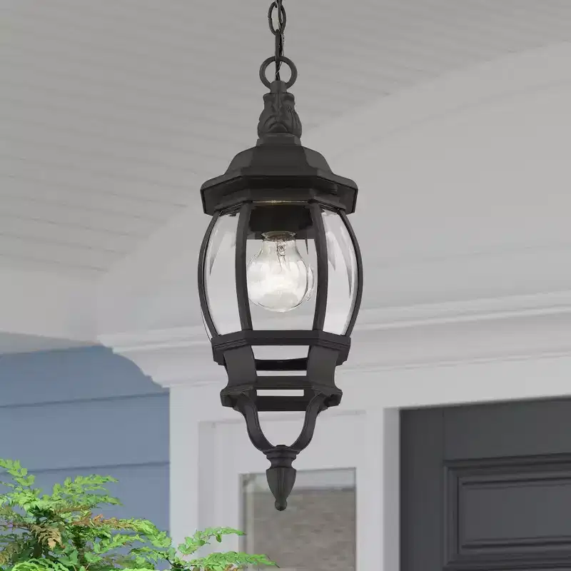 Livex Lighting Frontec 1 - Light Pendant in Textured Black