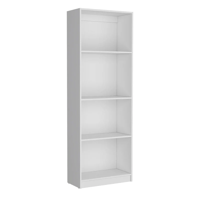 3pc Bookcase set 74 Wide 4-Shelf Double Cabinet