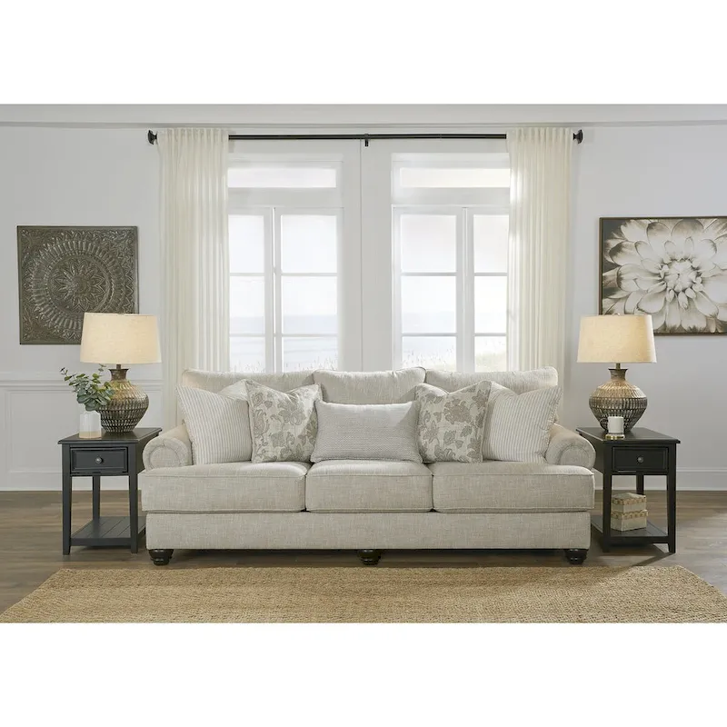 Beige Sofa - 98W x 44D x 40H