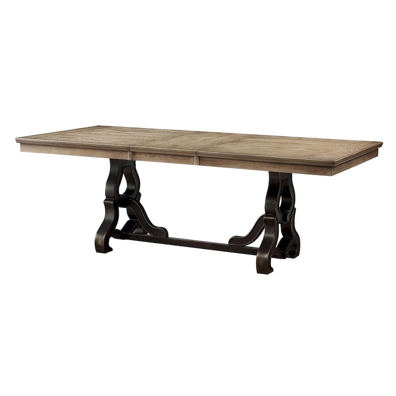 Maple/Black Extendable Dining Table for 4–6