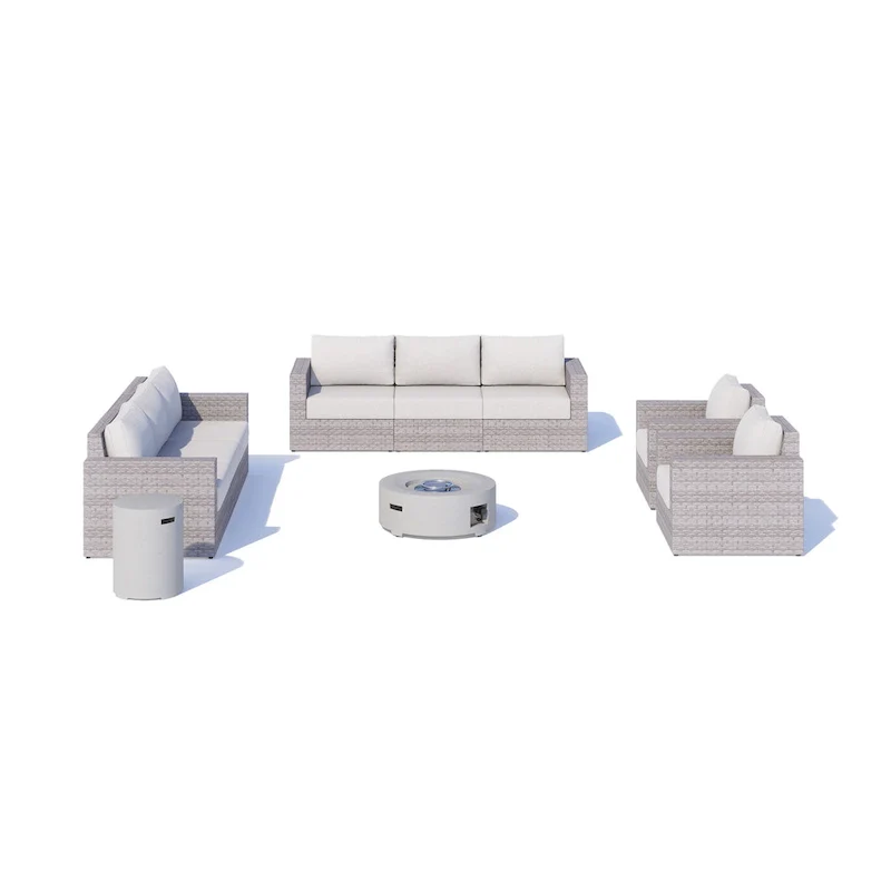 Avalon 10-Piece Fire Seating Set