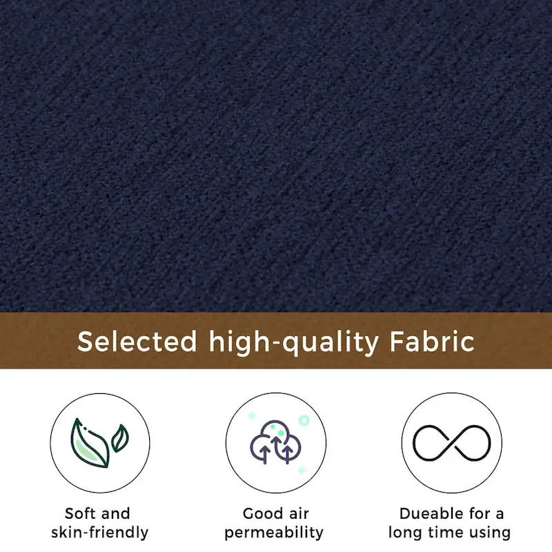 Mid-Century Modern Upholstered Chaise Lounge Sofa