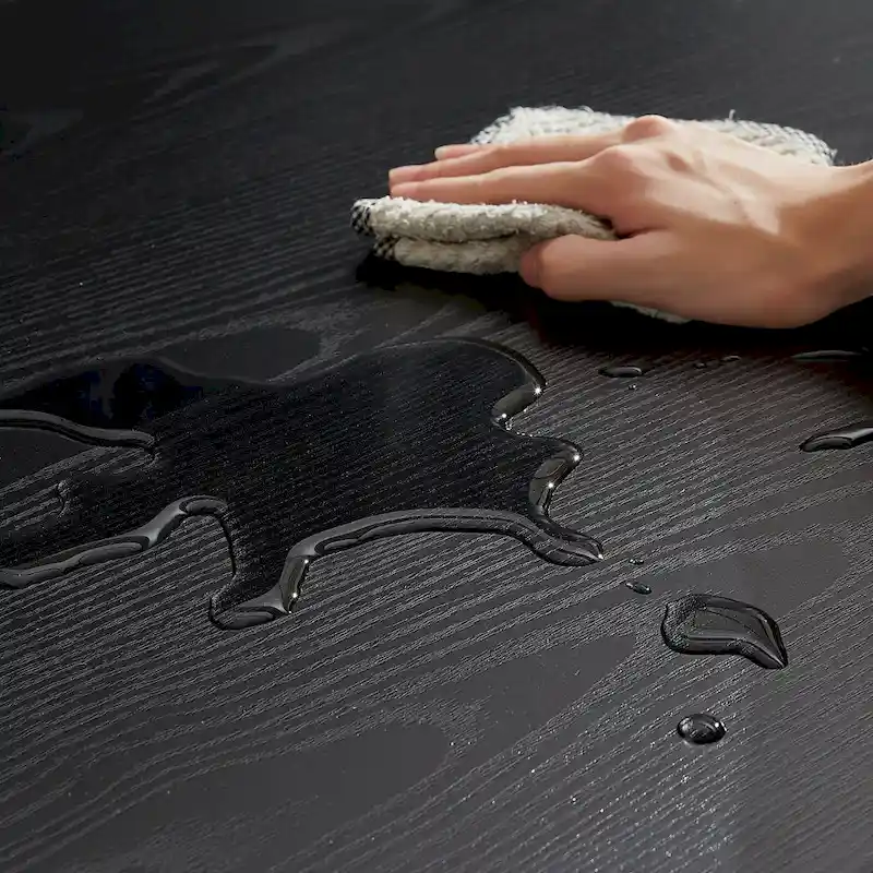 Industrial Rectangle Dining Table Set with 2 Benches Breakfast Nook Dining Table Set Kitchen Dining Table Set Metal Legs