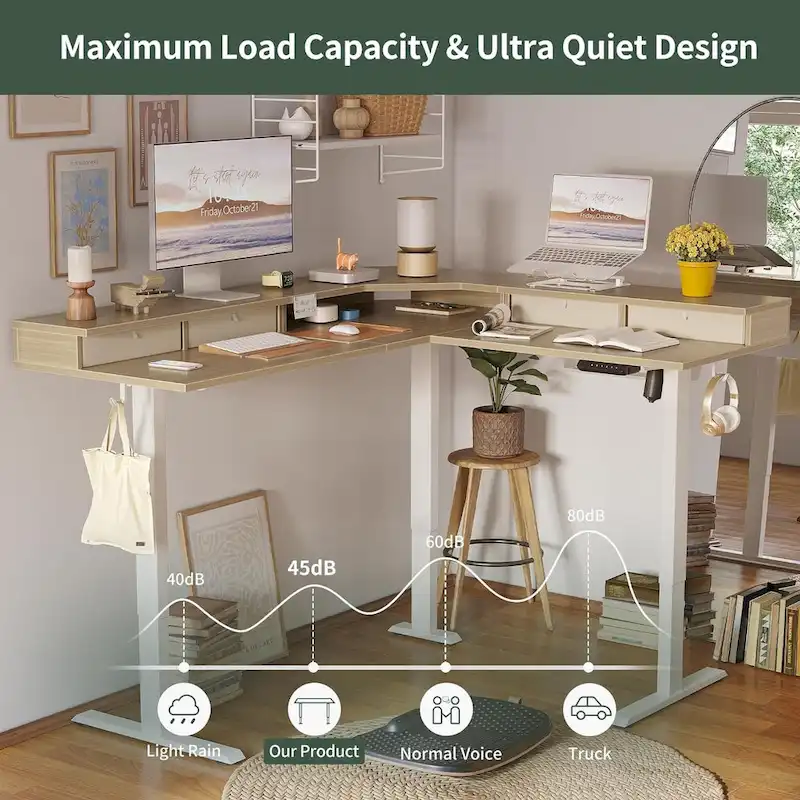 FEZIBO/Home Office Furniture/Wood/Desks