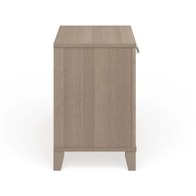 Transitional Grey Ash Nightstand