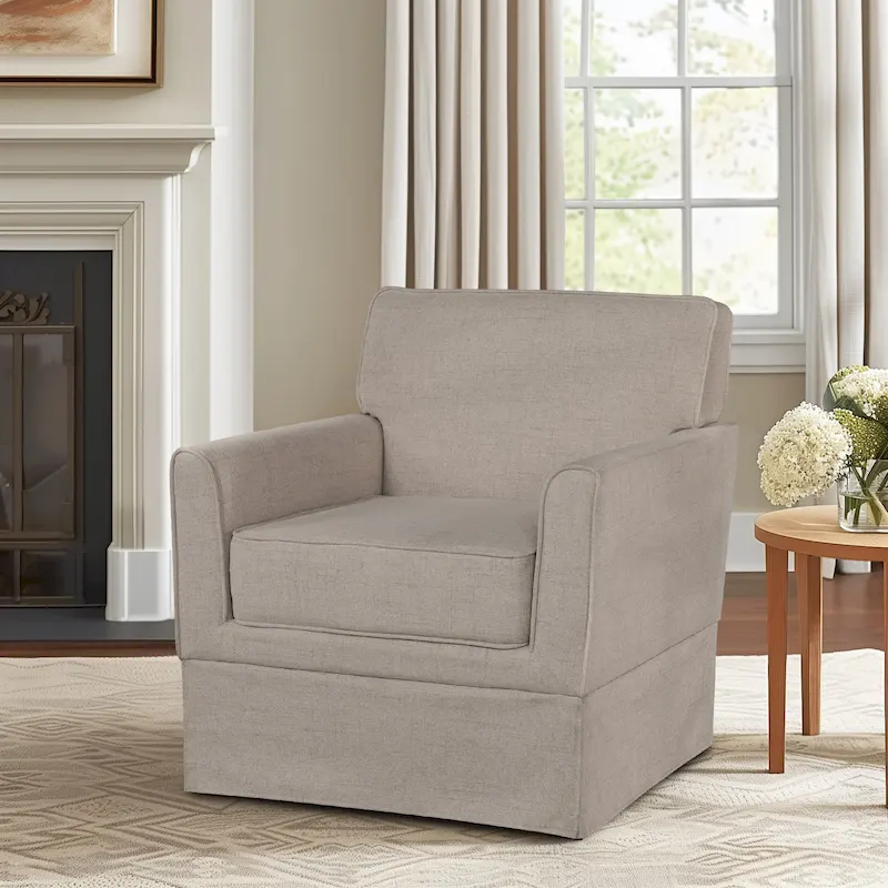 510 Design Paula Slipcover Accent Armchair - 30W x 30.5D x 33H