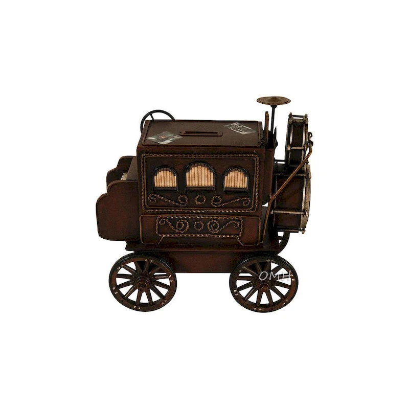 Metal Music Car Coin Bank Model