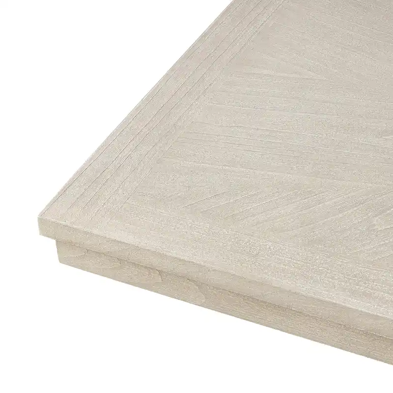 Furniture of America Yetaria Modern Farmhouse 6-Piece Natural Wood Dining Table Set