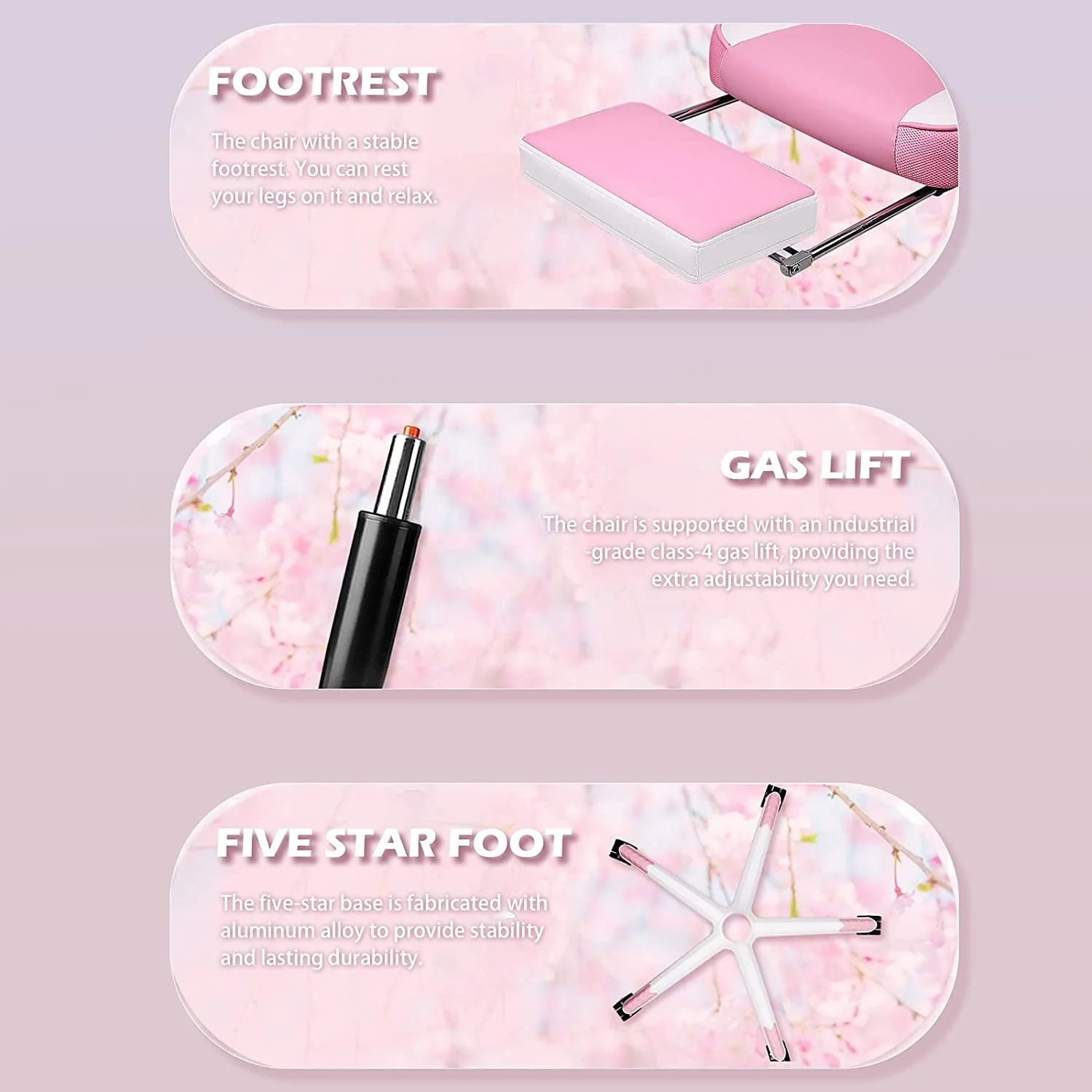 BOSSIN Racing Style Gaming Chair,300 lbs Big and Tall gamer chair High Back Computer Chair