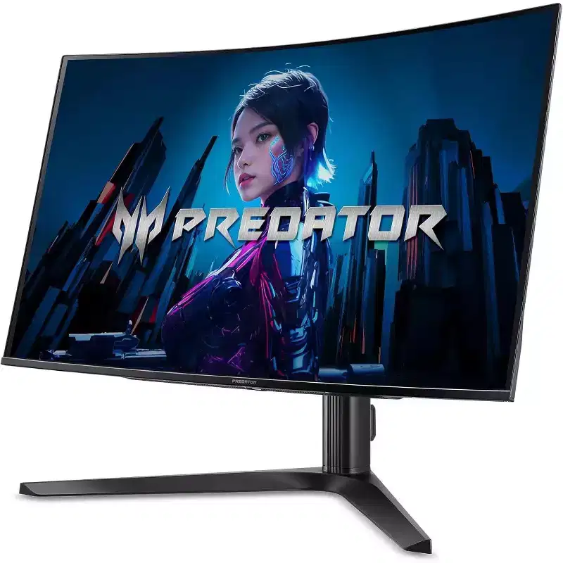 Refurbished Acer Predator 27 WQHD OLED 240Hz 0.01ms FreeSync Premium Gaming Monitor HDMI/DP  Black  Manufacturer Refurbished