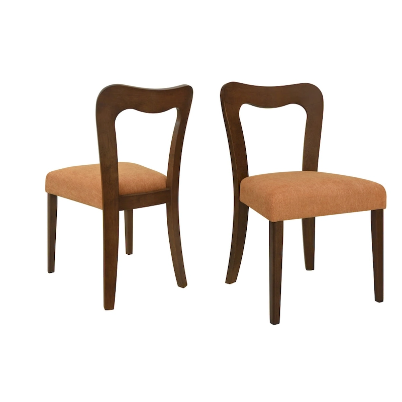 Christopher Knight Home - Ethan Modern Upholstered Dining Chair Set of 2 with Open-Back Design