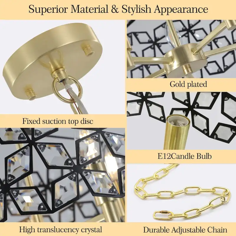 Modern crystal fashion chandelier