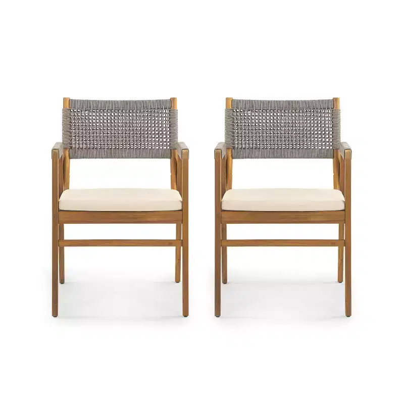 Christopher Knight Home Joueyf 3 Pieces Rustic Patio Acacia Bistro Set