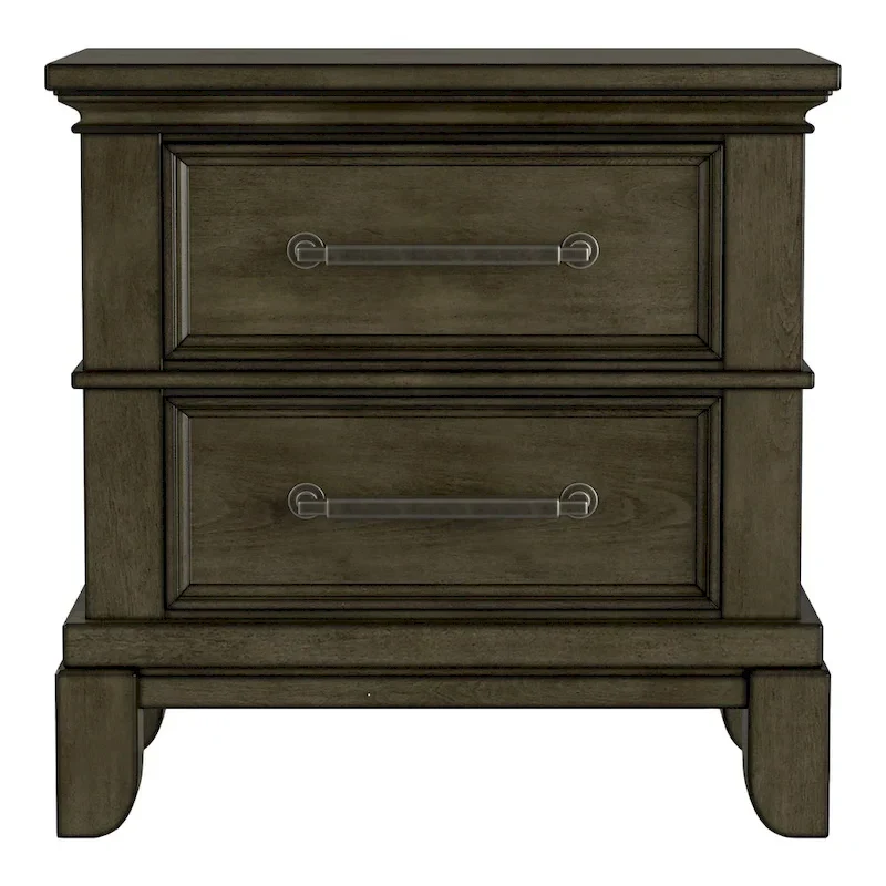 Furniture of America Evva Traditional Grey 3-Piece Panel Bedroom Set