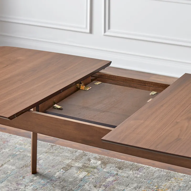 Simple Living Wave Butterfly-Leaf Dining Table