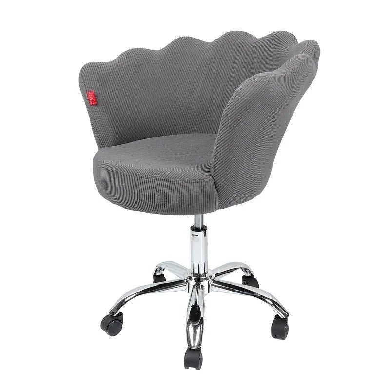 Accent Chair Swivel Vanity Chair Office Desk Chair With Wheels Modern Height Adjustable Pink/Grey/White